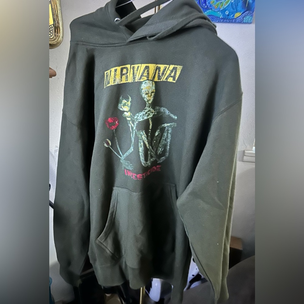 Nirvana Incesticide Hoodie! Hot Topic NWT